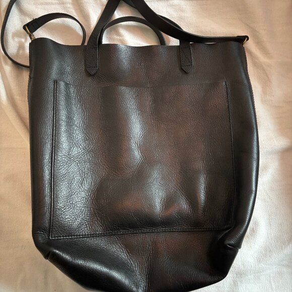 Madewell Medium Transport Tote Leather Black - Picture 3 of 6